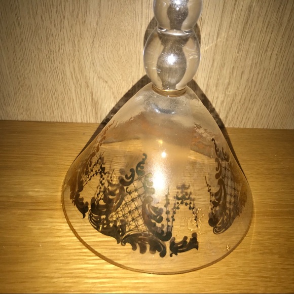 New 2 Glasses or Desert Cups Hand Painted Gold - Picture 9 of 16